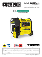 Champion Global Power Equipment 200913 Manual Del Operador