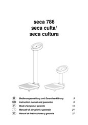 Seca culta Manual De Instrucciones