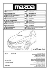 Mazda 6 GH Instrucciones De Montaje