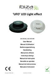 Ibiza Light LED UFO-BL Manual De Instrucciones