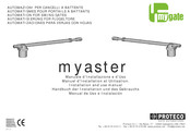 Proteco myaster 3 Manual De Uso E Instalación
