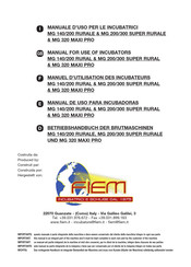 Fiem MG 200/300 SUPER RURALE Manual De Uso