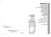 Panasonic MJ-L600 Instrucciones De Funcionamiento