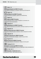 fischertechnik ROBO TX Controller Manual De Instrucciones