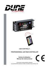 Dune lighting LED-CONTROL/1 Manual De Instrucciones