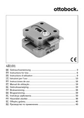 Ottobock 4R101 Instrucciones De Uso