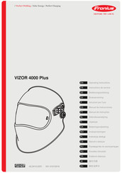 Fronius Vizor 4000 Plus Manual De Instrucciones