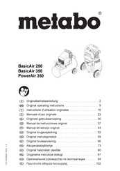 Metabo BasicAir 350 Manual De Instrucciones Original