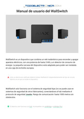 AJAX WallSwitch Manual De Usuario