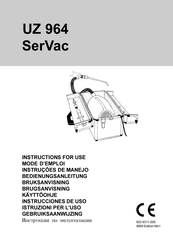 Nilfisk UZ 964 SerVac Instrucciones De Uso