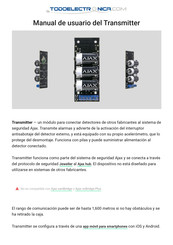 AJAX AJ-TRANSMITTER Manual De Usuario