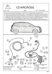 CITROEN 16 378 303 80 Instrucciones De Montaje