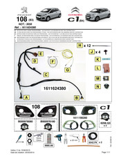 CITROEN 1611624380 Instrucciones De Montaje