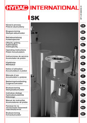 HYDAC International SK210 Instrucciones De Servicio