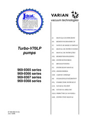 Varian Turbo-V70LP Manual De Instrucciones