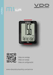 VDO Cyclecomputing M1 WR Manual De Instrucciones