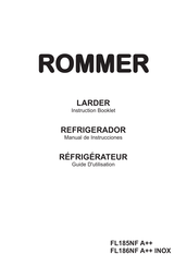 ROMMER FL186NF A++ INOX Manual De Instrucciones