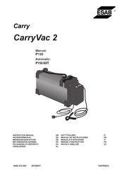 ESAB CarryVac 2 P150 Manual De Instrucciones