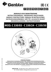 Gentilin C330/50 Manual De Instrucciones