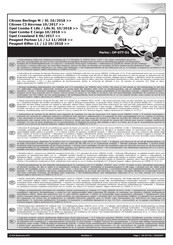 Ecs Electronics OP-077-D1 Instrucciones De Montaje