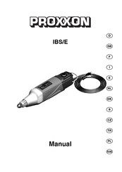 Proxxon IBS/E Manual De Instrucciones