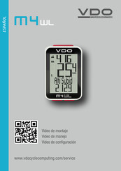 VDO Cyclecomputing M4 WL Manual De Instrucciones