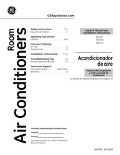 General Electric AEW18 Manual Del Propietario Y Instrucciones De Instalación