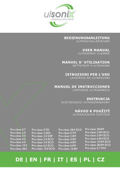 ulsonix Pro-clean 10.0 ECO Manual De Instrucciones