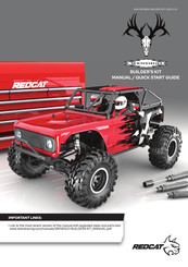 REDCAT wendigo Manual De Instrucciones