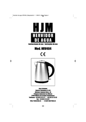 HJM HRV404 Instrucciones De Uso