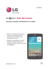 LG G Pad 7.0 LTE Guia Del Usuario