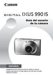 Canon DIGITAL IXUS 990 IS Guia Del Usuario