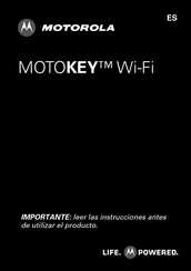 Motorola MOTOKEY Wi-Fi Manual De Instrucciones