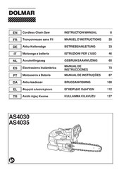 Dolmar AS4035 Manual De Instrucciones