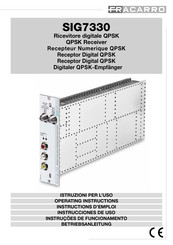 Fracarro SIG7330 Instrucciones De Uso