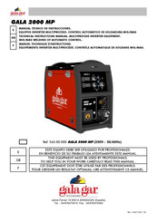 GALAGAR 543.00.000 Manual Técnico De Instrucciones