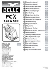 Belle PCX 450 Manual Del Operador