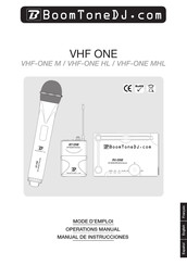 BoomToneDJ VHF-ONE MHL Manual De Instrucciones