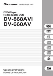 Pioneer DV-868AVi Manual De Instrucciones