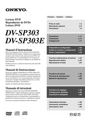 Onkyo DV-SP303E Manual De Instrucciones