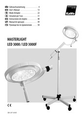 KaWe MASTERLIGHT LED 3000 Instrucciones De Empleo