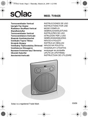 SOLAC TV8425 Instrucciones De Uso