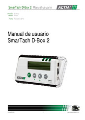 Actia SmarTach D-Box 2 Manual De Usuario