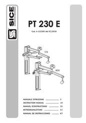 SICE PT 230 E WDK Manual De Instrucciones