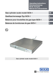 WIKA GCS-1 Manual De Instrucciones