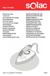 SOLAC PV1620 Instrucciones De Uso