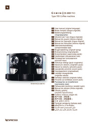 Nespresso Gemini CS 200 PRO Manual De Usuario