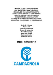 CAMPAGNOLA POWER 12 Manual De Uso