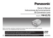 Panasonic VW-CLT2 Instrucciones De Funcionamiento