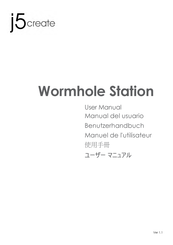 j5 create Wormhole Station Manual Del Usuario